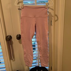 Lululemon light pink Align Leggings 25”